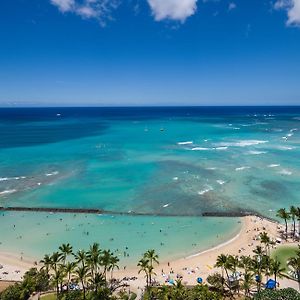 High Floor Luxury Oceanfront At Waikiki Beach Tower Honolulu Exterior photo